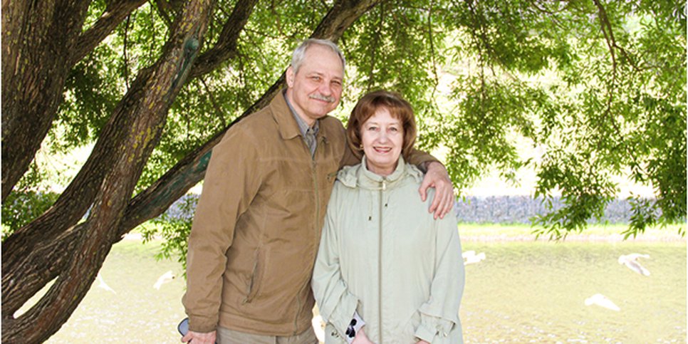 Gennadi Schpakowskij mit seiner Frau Tatjana