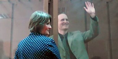 Foto: Dennis Christensen e sua moglie Irina