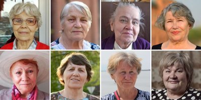 На фото слева направо, сверху вниз: Елена Зайщук, Нина Пурге, Калерия Мамыкина, Любовь Галактионова, Вера Золотова, Раиса Усанова, Майя Карпушкина, Ольга Опалева