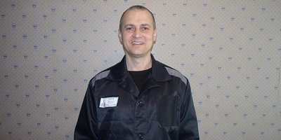 Photo: Konstantin Bazhenov in the prison visiting room during a lawyer&rsquo;s visit. Dimitrovgrad. 27 February 2020