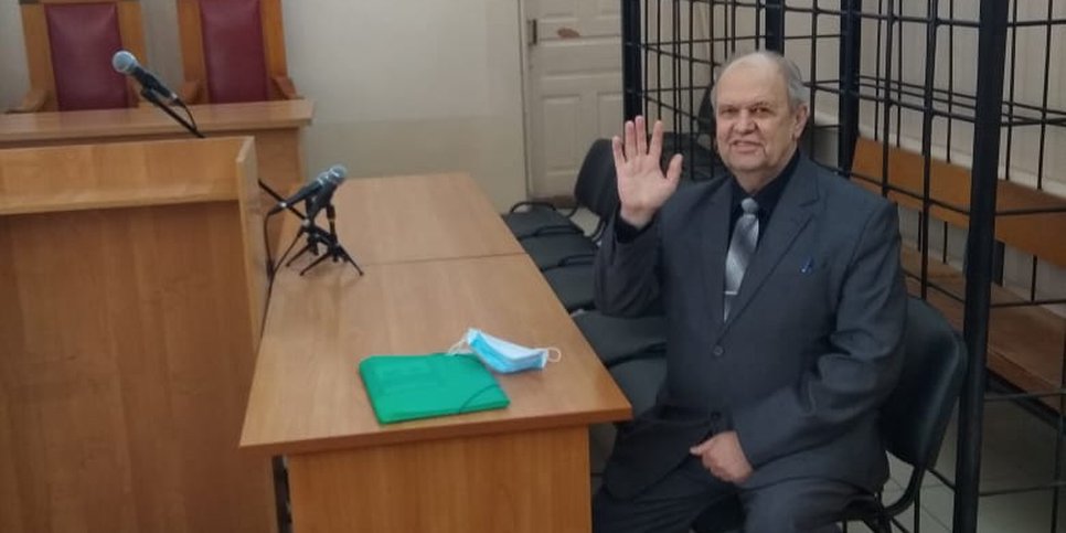 In the photo: Aleksandr Ivshin shortly before the sentencing