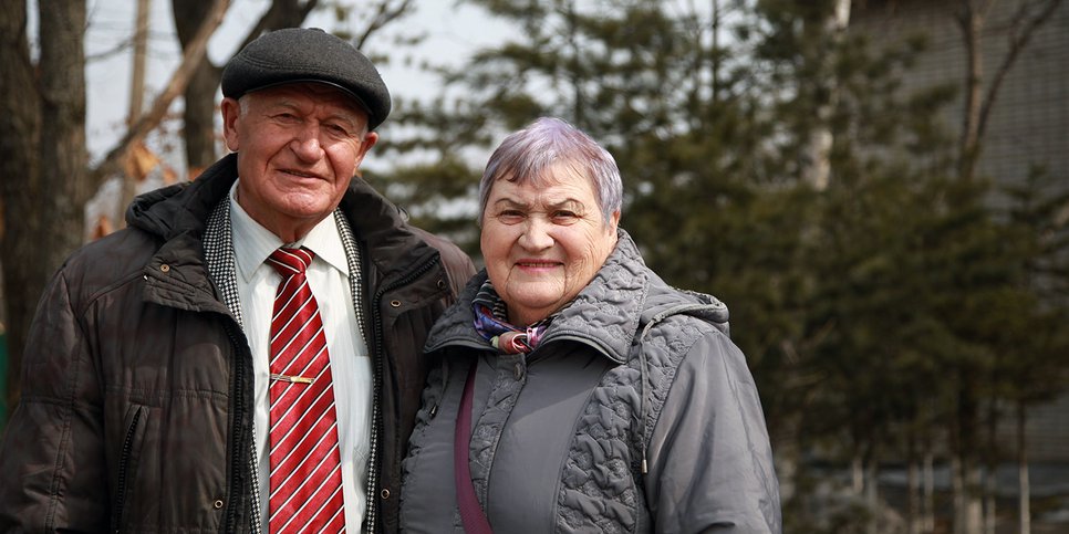 На фото: Владимир Филиппов с женой, 15 марта 2021 года