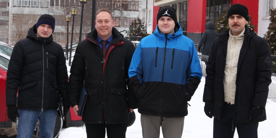 Nella foto: Konstantin Matrashov, Ilham Karimov, Aidar Yulmetyev, Vladimir Myakushin