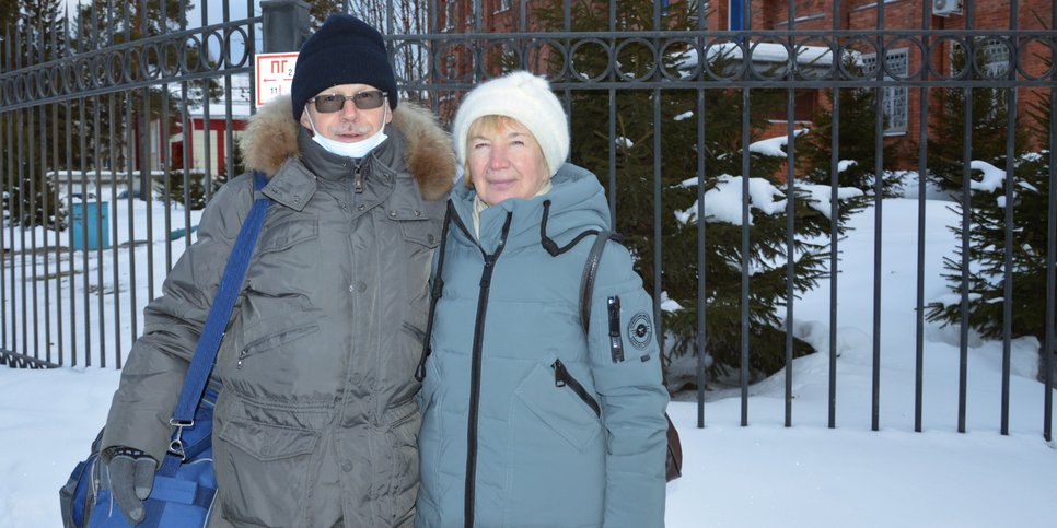 Алексей Ершов с супругой за день до приговора