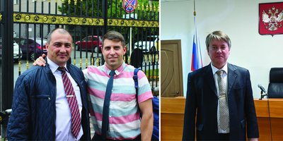 In the photo: Shamil Sultanov, Alexander Akopov, Konstantin Samsonov