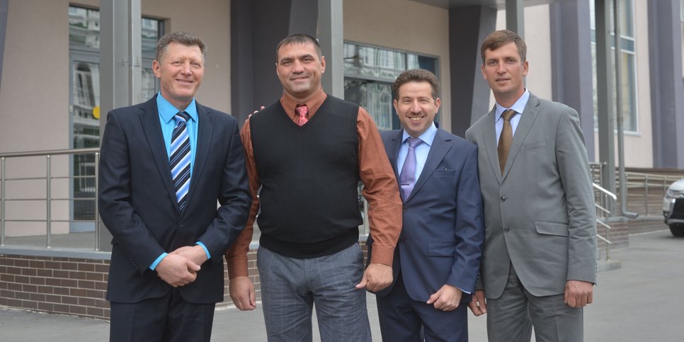 На фото: Геннадий Герман, Роман Гридасов, Алексей Мирецкий, Алексей Буденчук, сентябрь 2022 года