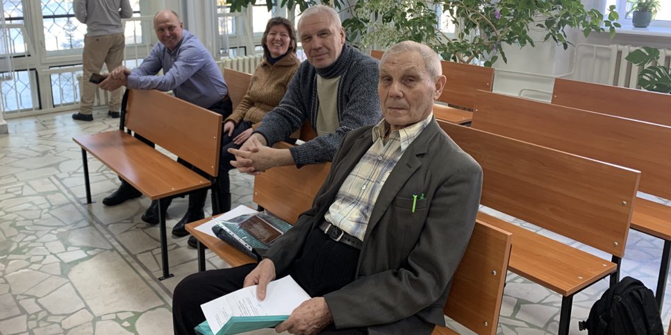 Yuriy Yuskov prepara-se para falar em tribunal. janeiro de 2024