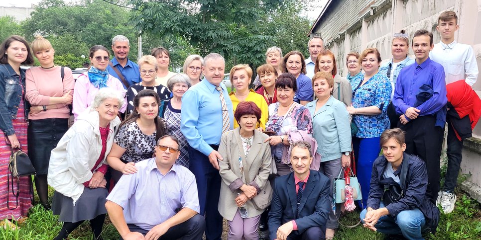 On the day of Valeriy's sentencing, relatives and friends came to support him. July 2024