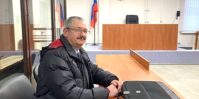 Mikhail Sveshnikov on the day of the verdict