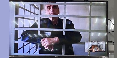 Anatoliy Marunov during the court session via videoconference, July 28, 2025