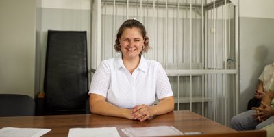 Vasilina Penslaya, suo marito, Dmitriy, e sua madre, Yelena Rumyantseva, 31 luglio 2025