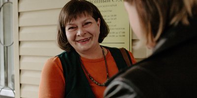 Natalya Novoseletskaya on the day of the verdict, September 30, 2025