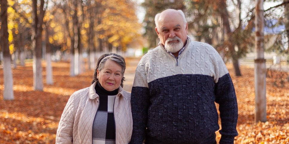 Vladimir Lepskiy avec son épouse, Olga, novembre 2024