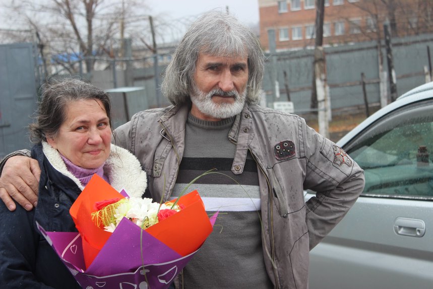 올가와 남편 블라디미르, 2026년 4월