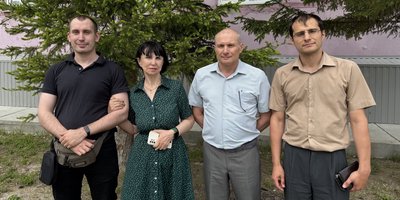 Seweryntschik Kirill, Alexejewa Walentina, Chorikow Juri und Chorikow Roman, Juni 2026.