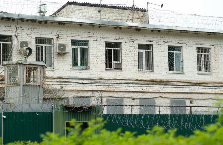 Gebäude des Straflagers Nr. 5 in der Region Kaluga
